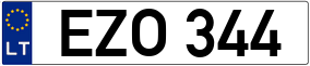Truck License Plate